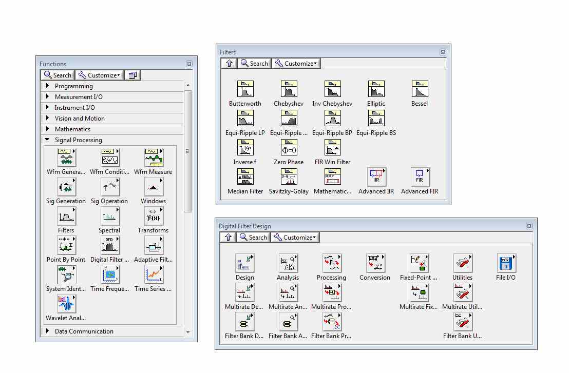 Signal Processing Palette