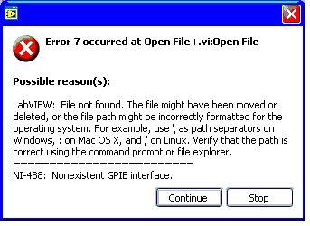 Laptop error