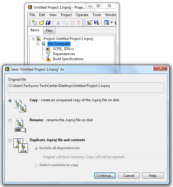 Open in Project