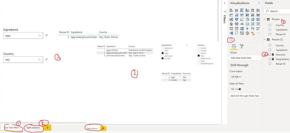 Data Model with comma separated list.JPG