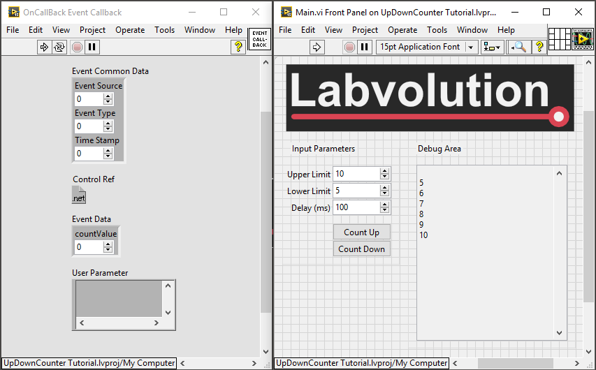 C# LabVIEW Callback Event Remains Reserved