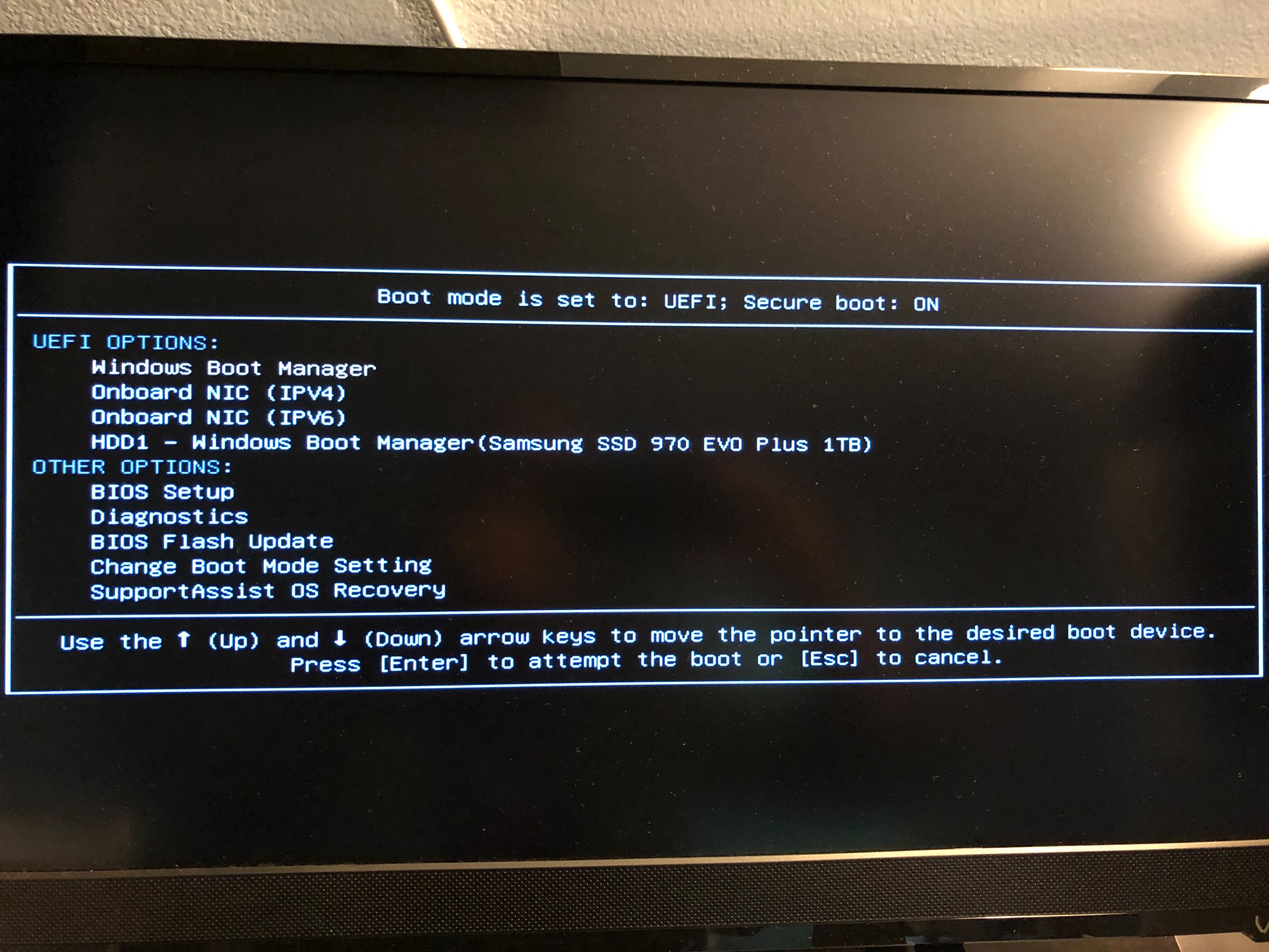 Boot sequence нет hdd dell