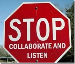 Signs --- STOP collaborate and listen (Vanilla Ice)