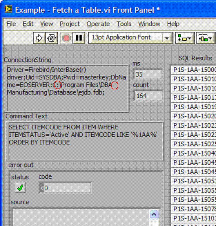Connection String