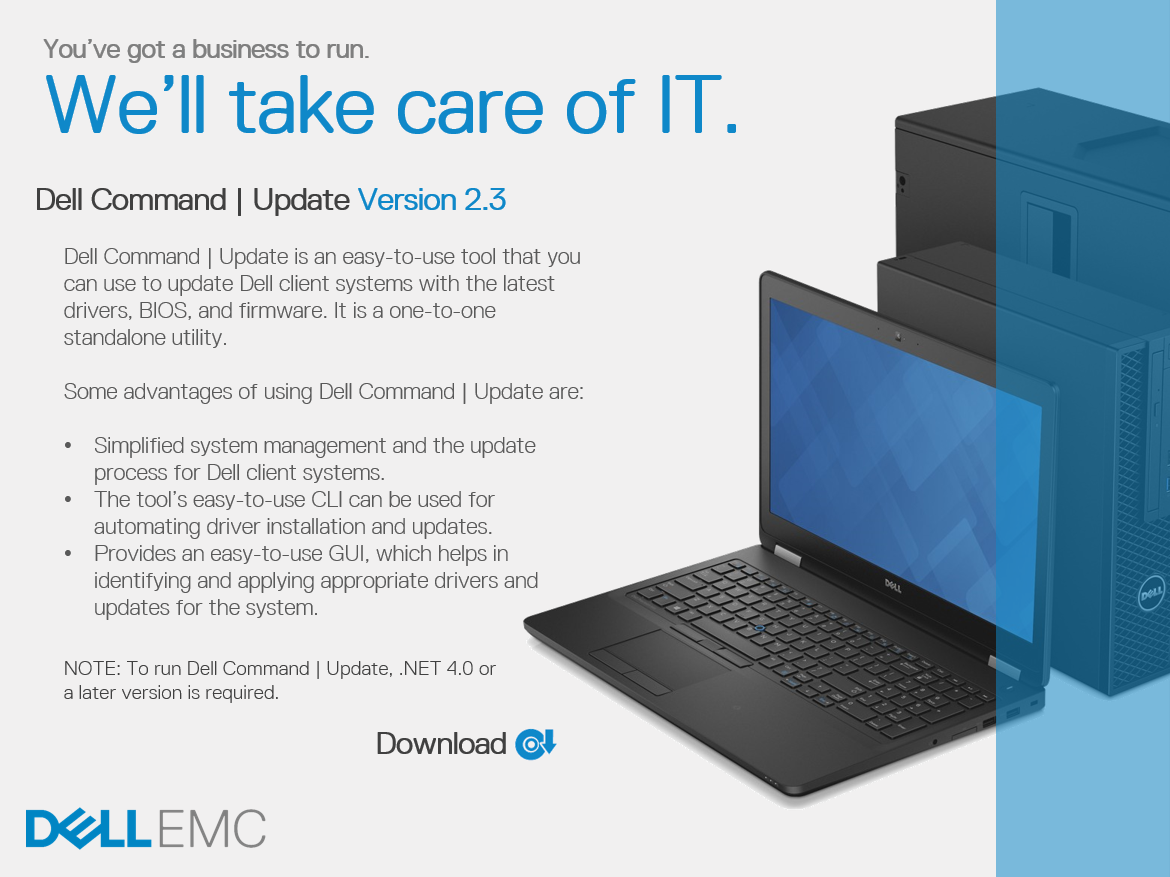 Update version. Dell Command
