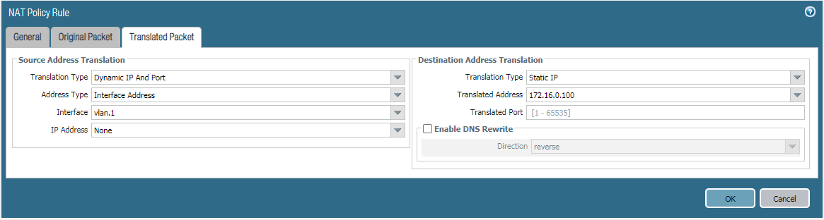 NAT-Policy-Translated-Packet