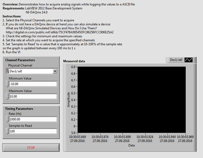 DAQmx Write Data To Spreadsheet File - Front Panel.png