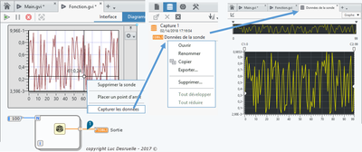 L'outil de capture des données de LabVIEW NXG