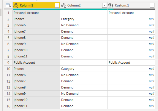 Add custom column