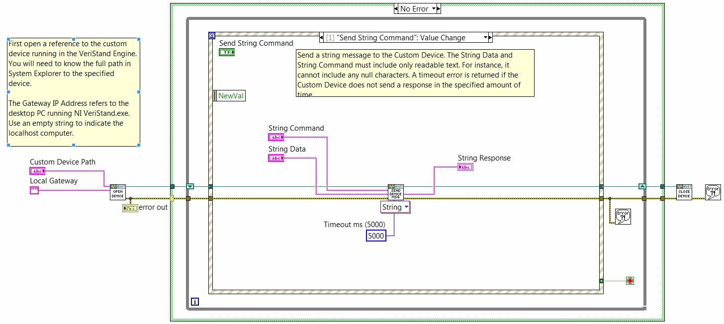 Open Custom device reference - WorkSpace Tool