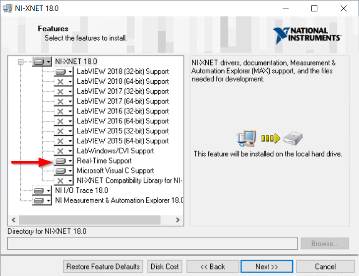 NI-XNET 18 and previous