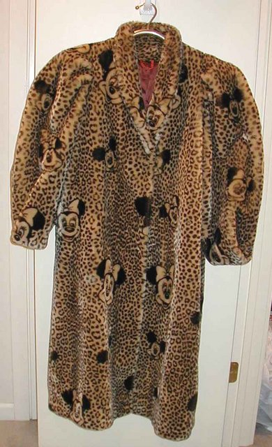 minnie mouse fur coat