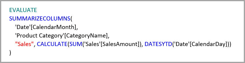 query example