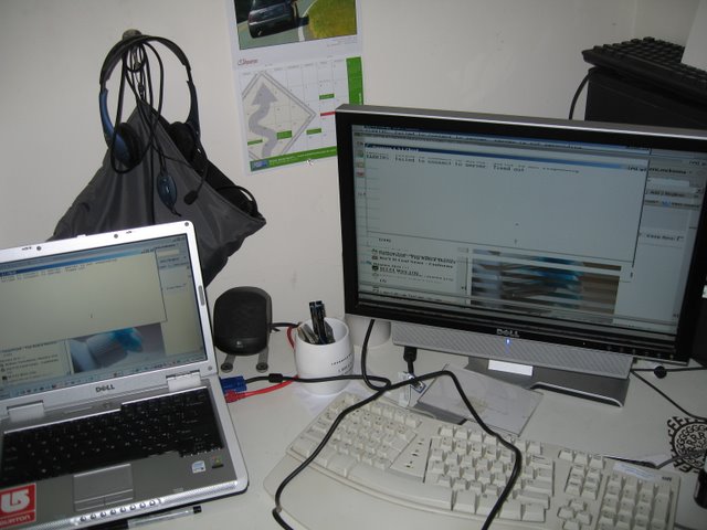 Laptop with External Monitor, Presentation