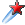 Red shooting star