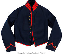 Image result for civil war uniform blue red