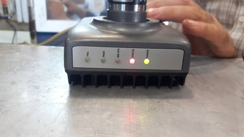 led light status stand in red condition and no solve.