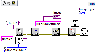IMAQdx Experiment