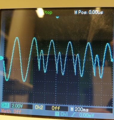Oscilloscope snapshot