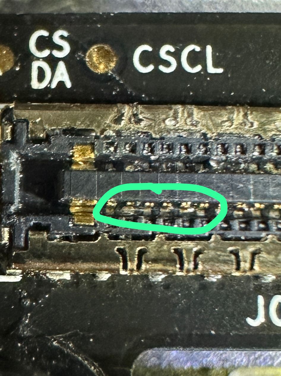 Badly welded connector