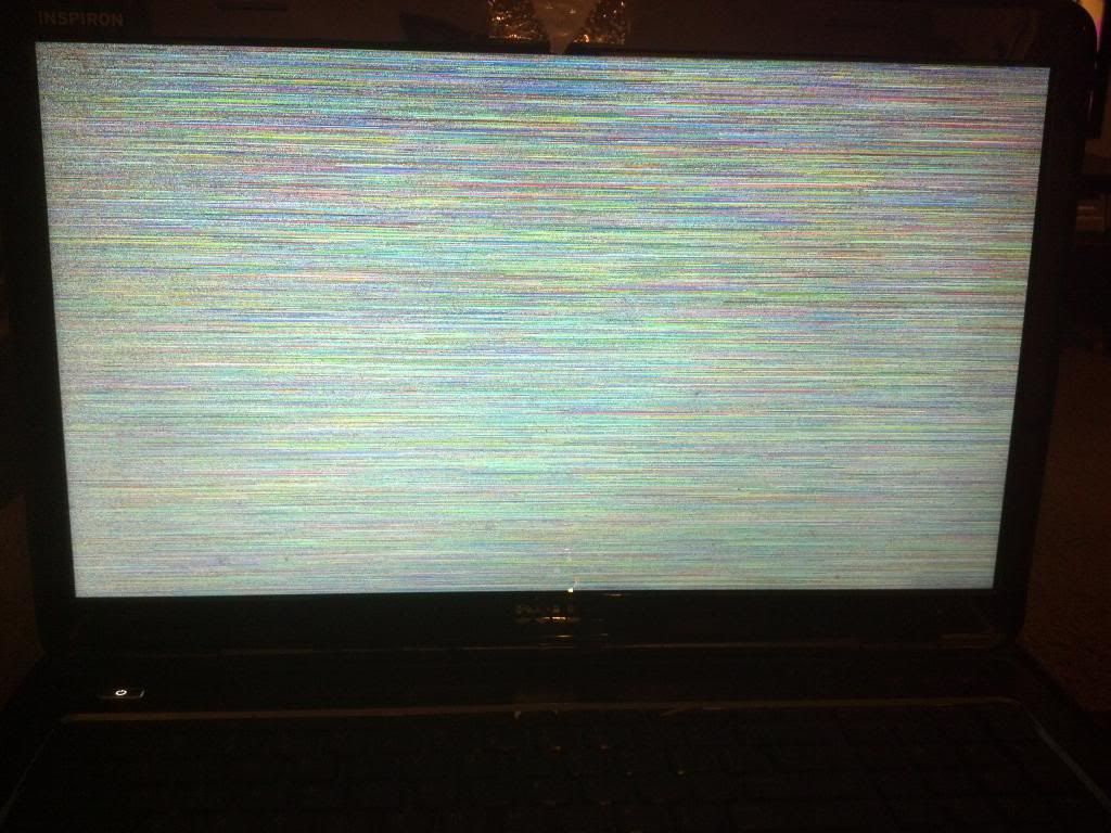 Inspiron N7110 displaying multi-colored static at seemingly random times -  Dell Community