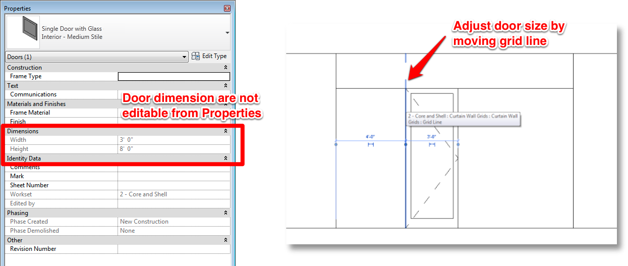 Revit Curtain Walls How To Add A Curtain Wall Door Imaginit Technologies Support Blog