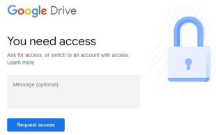 no access to Google Drive.JPG