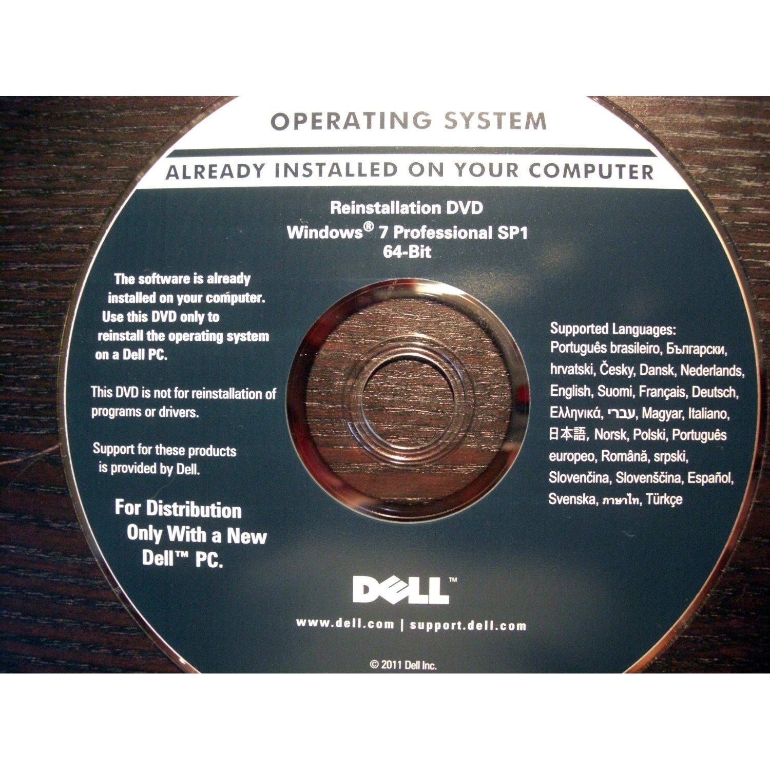 246円 81％以上節約 DELL Reinstallation DVD Windows 7 Professional 32bit B-323