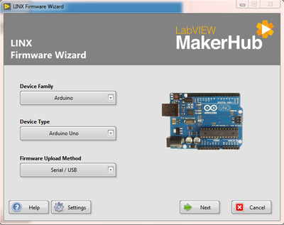 Jangan lupa kita set dulu dengan Firmware Wizardnya
