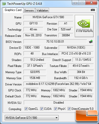 Nvidia geforce gtx discount 580 1.5 gb