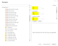 Variables when connection to the calculation view