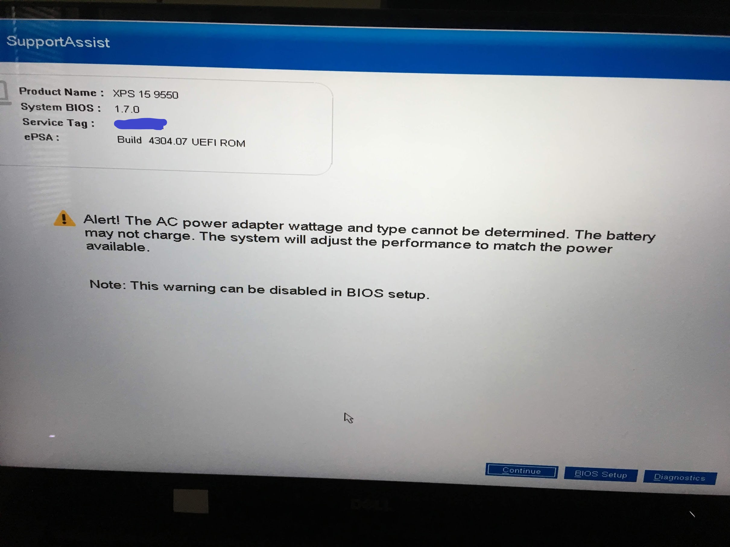 This warning can be disabled in bios setup dell как отключить