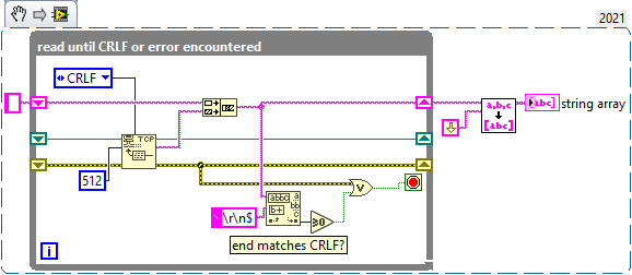 TCP Read until CRLF