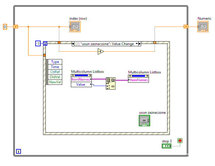 Solved cannot select row in multicolumn listbox NI Community